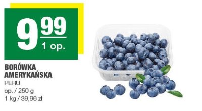 Borówka amerykańska Peru promocja w SPAR