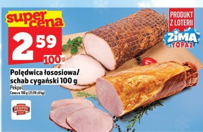 Polędwica łososiowa / schab cygański 100 g promocja w TOPAZ