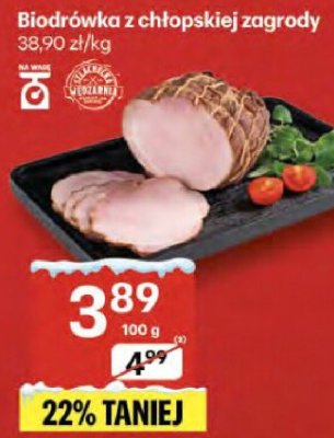 Biodrówka z chłopskiej zagrody promocja w Delikatesy Centrum