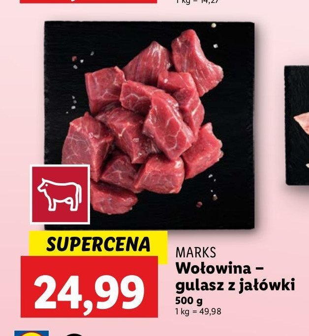 Gulasz z jałówki MARKS (MIĘSO) promocja