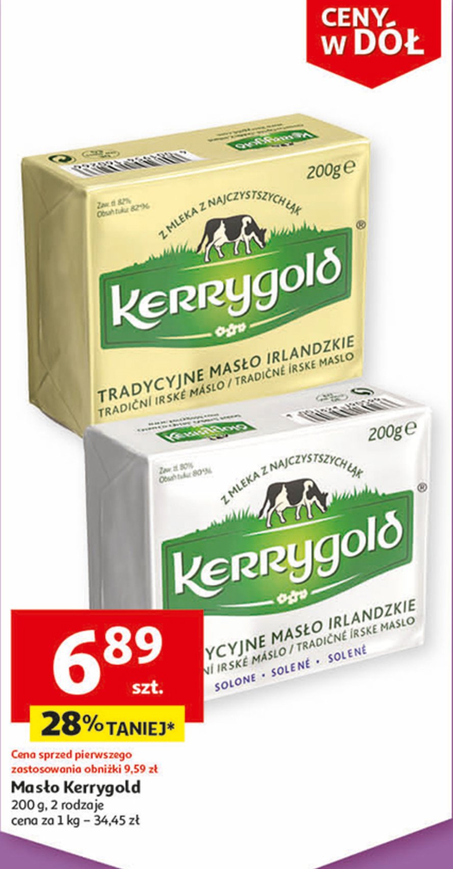 Masło solone Kerrygold masło irlandzkie promocja