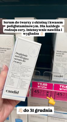 Serum dogłębnie nawilżające do twarzy promocja w Hebe