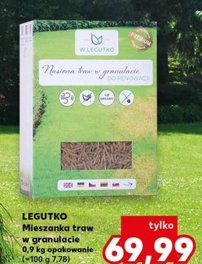 Mieszanka traw w granulacie W. legutko promocja