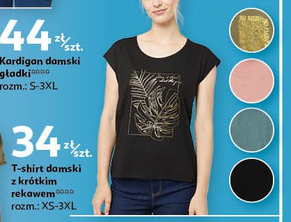 T-shirt damski xs-3xl Auchan inextenso promocja