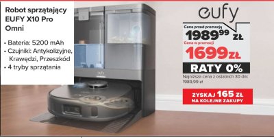 Robot sprzątający EUFY X10 Pro Omni promocja w NEONET