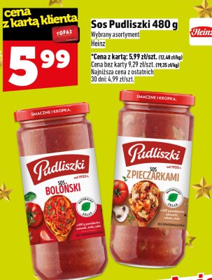 Sos Pudliszki Boloński 480g promocja w TOPAZ