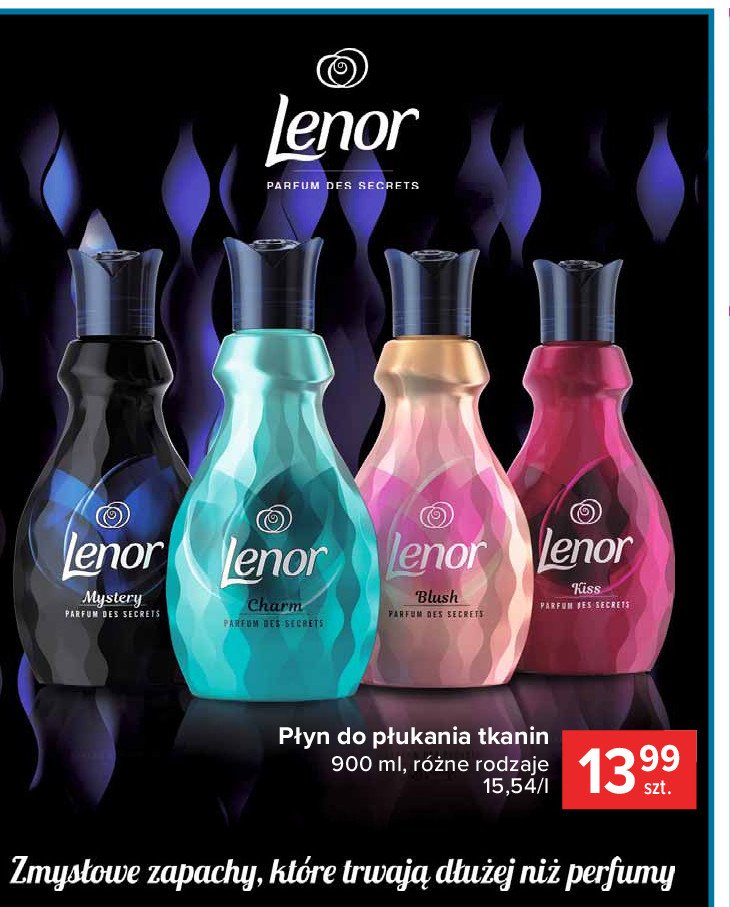 Płyn do płukania blush Lenor parfum des secrets promocja