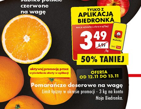 Pomarańcze deserowe promocja