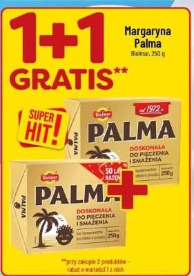 Margaryna Palma 1+1 gratis promocja w POLOmarket