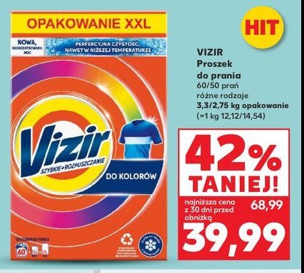 Proszek do prania do kolorów Vizir promocja