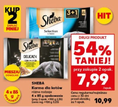 Karma dla kotów różne rodzaje 85g  promocja w Kaufland