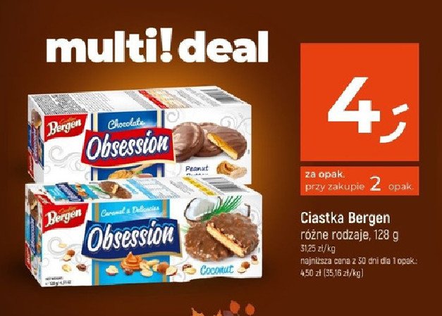 Ciastka kokos BERGEN OBSESSION promocja