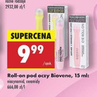 Roll-on niacinamide BIOVENE promocja