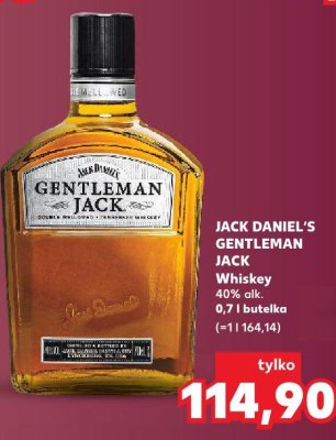 Whiskey Gentleman Jack promocja w Kaufland