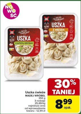 Uszka świeże MADEJ WRÓBEL różne rodzaje promocja w Carrefour