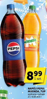 Napój Pepsi, Mirinda, 7Up wybrane rodzaje promocja w Groszek