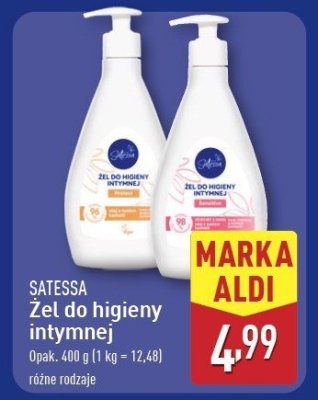 Żel do higieny intymnej żółty Satessa promocja