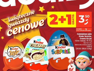 Czekoladowe jajko Kinder Surprise różne rodzaje 19-21 g promocja w Dealz