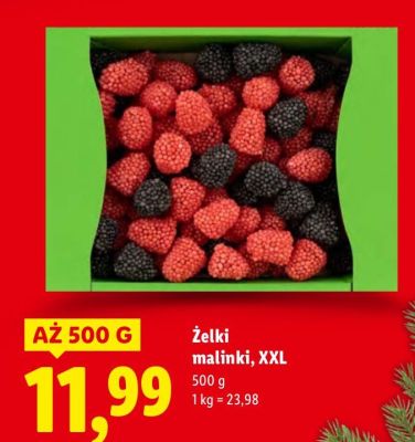 Żelki malinki, XXL promocja w Lidl