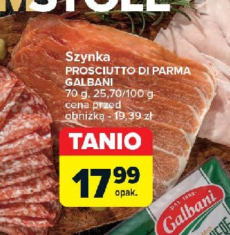 Prosciutto di parma dop Galbani promocja w Carrefour