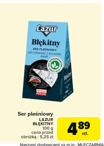 Ser pleśniowy błękitny Lazur promocja