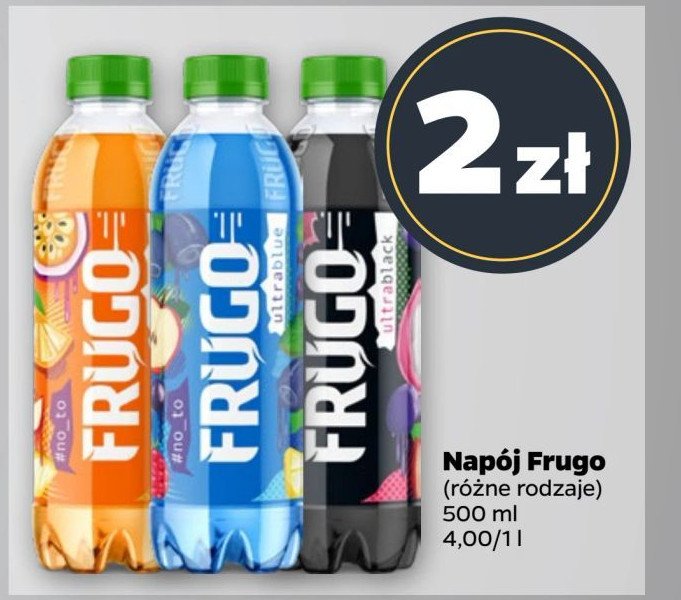 Napój ultrablack Frugo promocja