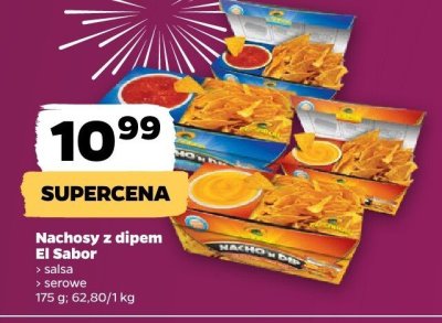 Nachos z dipem serowe El Sabor promocja w Netto