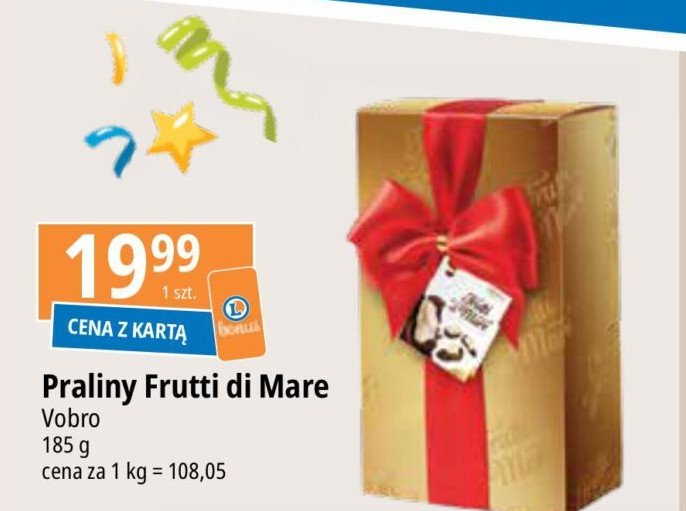 Bombonierka prezent Vobro frutti di mare promocja