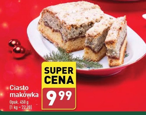 Ciasto makówka promocja w Aldi