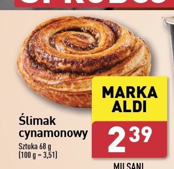 Ślimak cynamonowy promocja