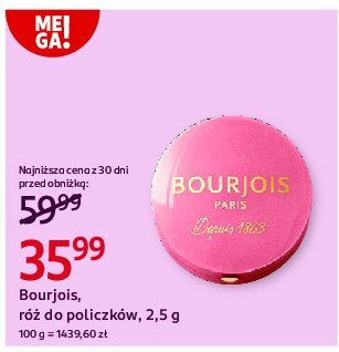 Róż do policzków Bourjois pastel joues promocja
