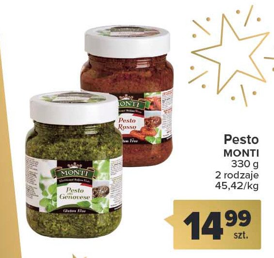 Pesto rosso z suszonymi pomidorami Monti promocja