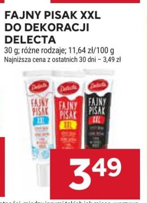 Fajny pisak XXL do dekoracji Delecta promocja w Stokrotka