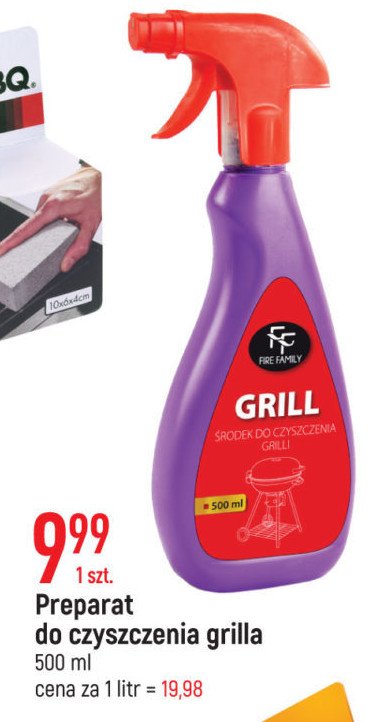 艢rodek do czyszczenia grilli Fire family promocja