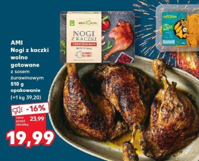 Nogi z kaczki wolno gotowane z sosem żurawinowym Ami promocja w Kaufland