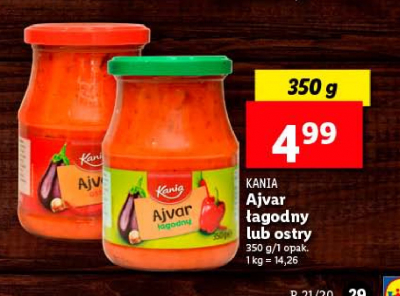 Ajvar pikantny Kania promocja
