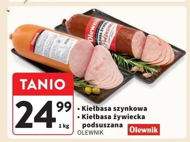 Kiełbasa żywiecka podsuszana Olewnik promocja