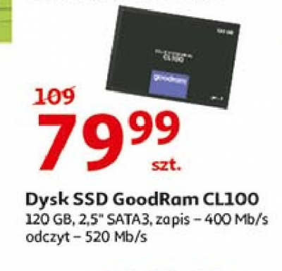Dysk cl100 240gb 2.5'' ssdpr-cl100-240 Goodram promocja