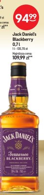 Whisky Jack Daniel's Blackberry Tennessee 0,7l promocja w Żabka