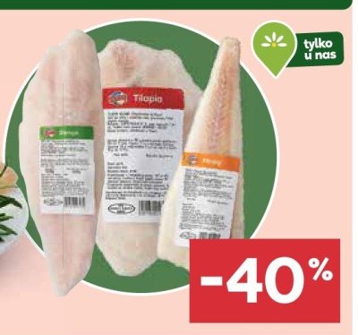 Ryba Panga, Mintaj, Tilapia bez skóry Wide Ocean promocja w Stokrotka