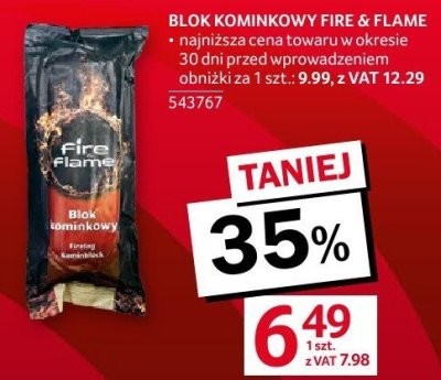 Blok kominkowy Fire & Flame promocja w Selgros