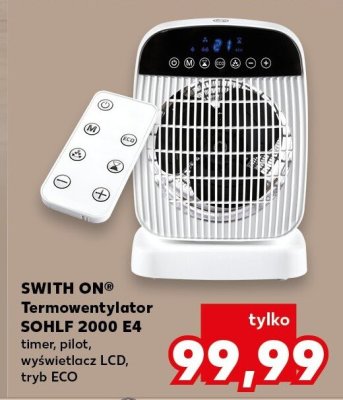Termowentylator SOHLF 2000 E4 SWITCH ON promocja w Kaufland