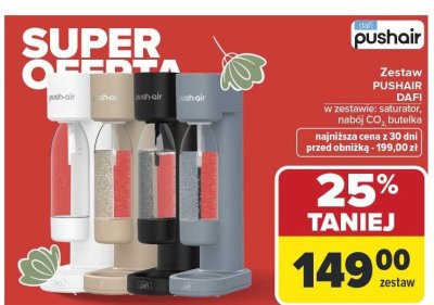 Zestaw PUSHAIR DAFI promocja w Carrefour