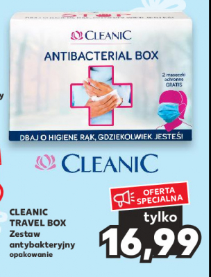 Box antibacterial Cleanic promocja