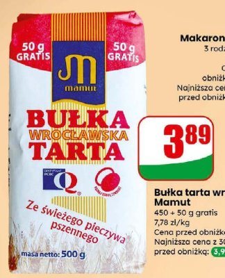 Bułka tarta wrocławska promocja w Dino