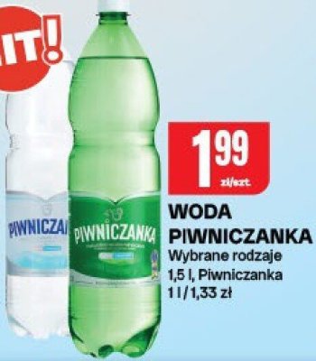 Woda Piwniczanka promocja w Chorten