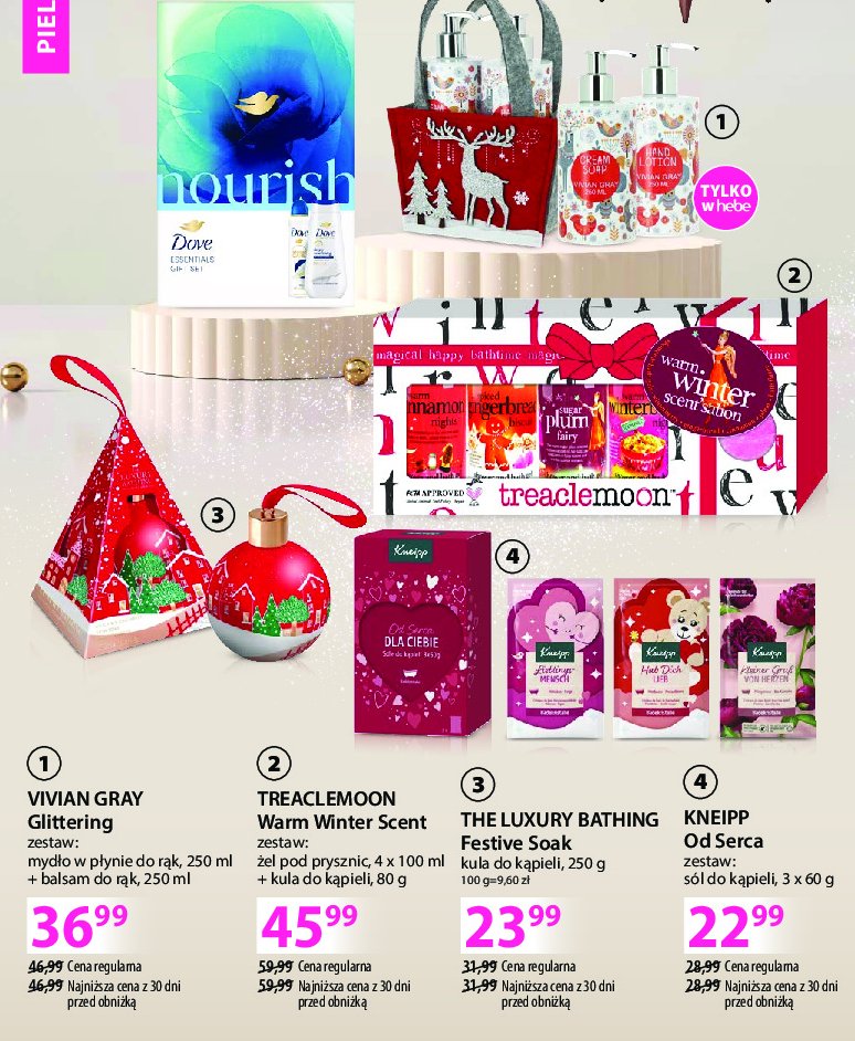 Zestaw w pudełku warm winter scent TREACLEMOON promocja w Hebe