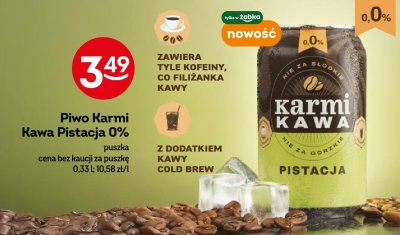 Piwo Karmi Kawa Pistacja 0% promocja w Żabka