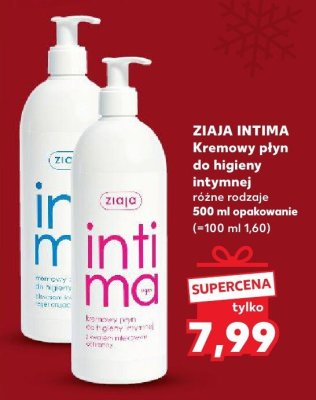 Krem do higieny intymnej INTIMA różne rodzaje promocja w Kaufland