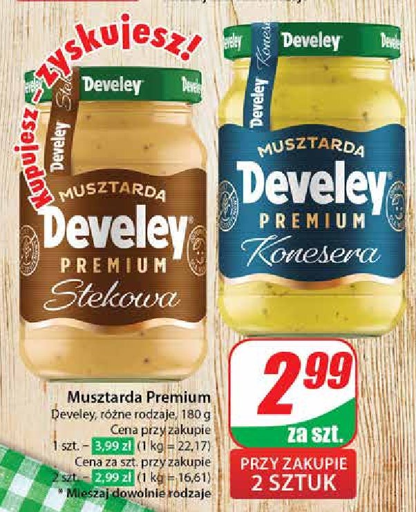 Musztarda stekowa Develey promocja